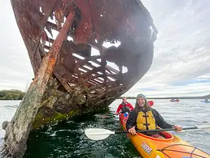 Ships' Graveyard & Dolphin Kayak Tour