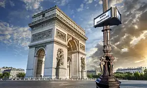 Entrance To Arc De Triomphe's Rooftop